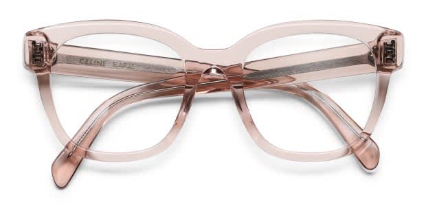 Celine CL50086I Pink, Clear Prescription Eyeglasses