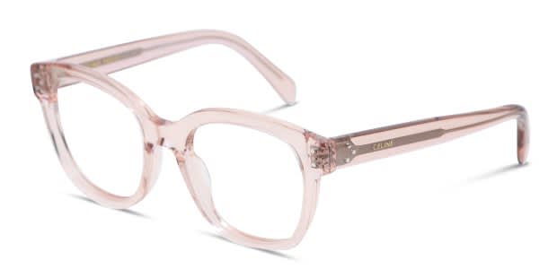 Celine CL50086I Pink, Clear Prescription Eyeglasses