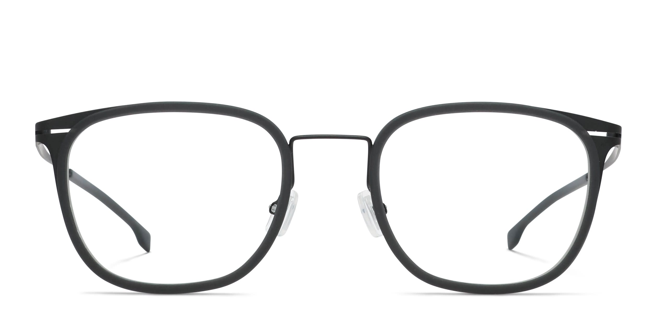 Hugo Boss x Boss 1427 Matte Black, Grey Prescription Eyeglasses