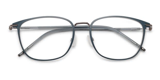 Hugo Boss x Boss 1431 Blue, Gunmetal Prescription Eyeglasses