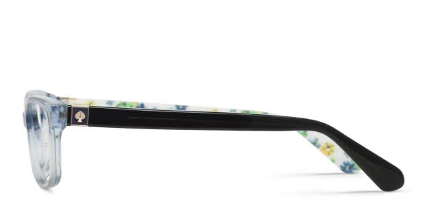 Kate Spade Renne Blue, Clear Prescription Eyeglasses