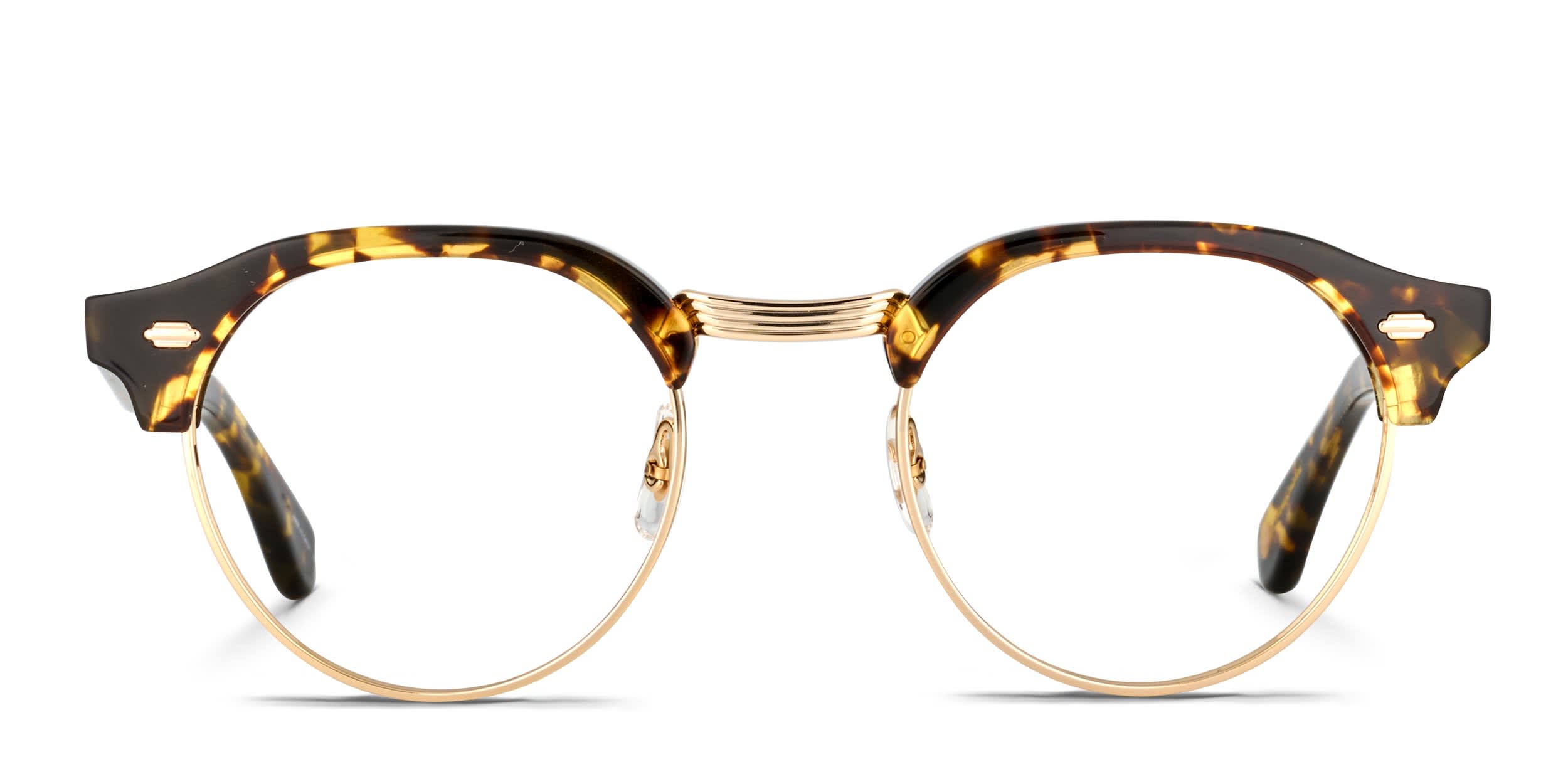 Garrett Leight Oakwood Tortoise, Gold Prescription Eyeglasses