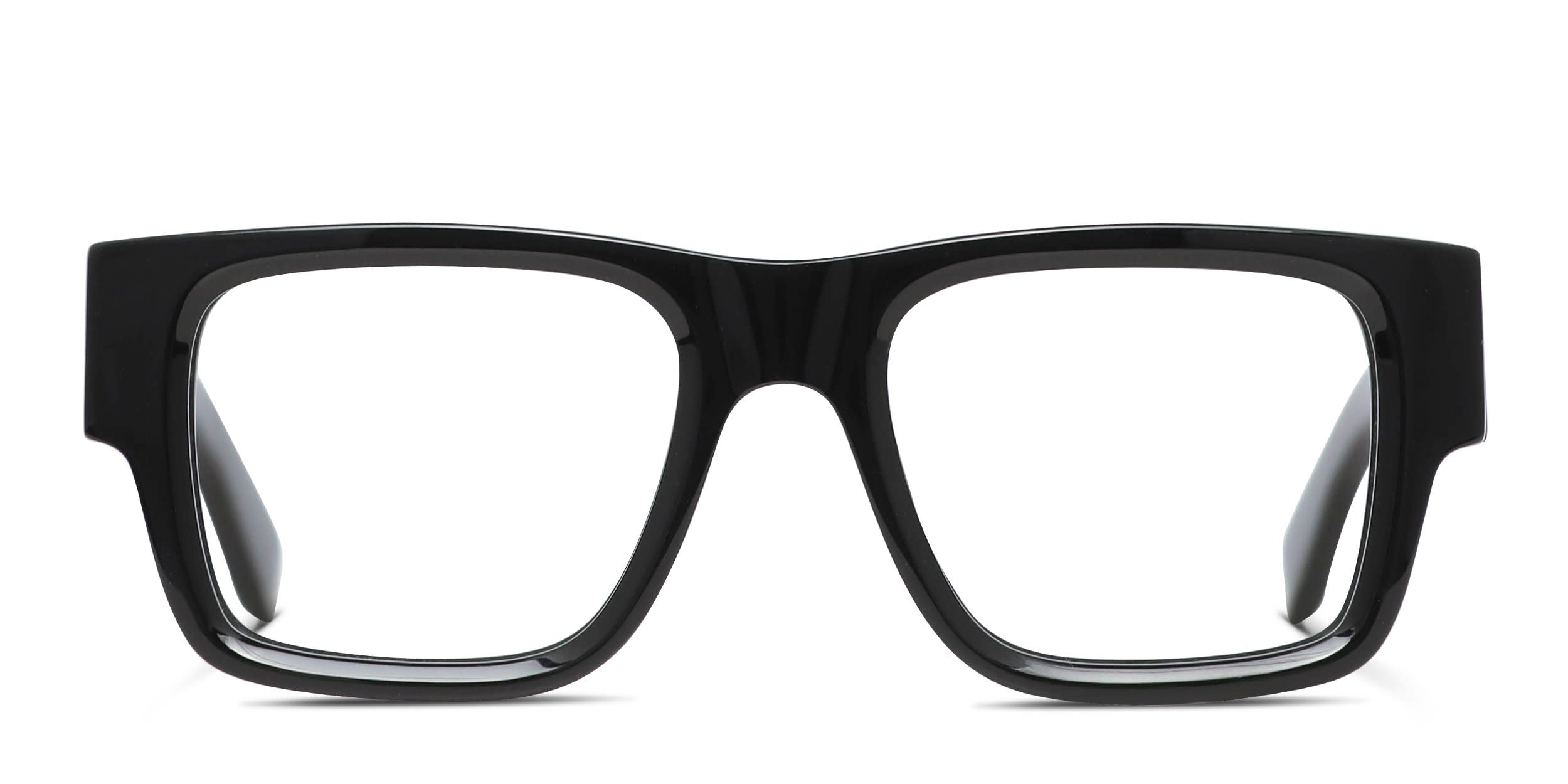 Off-White Style 40 Shiny Black glasses - Shiny Black - Frontal View