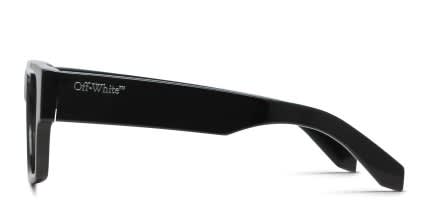 Off-White Style 40 Shiny Black glasses - Shiny Black - Side View