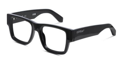 Off-White Style 40 Shiny Black glasses - Shiny Black - Angle View
