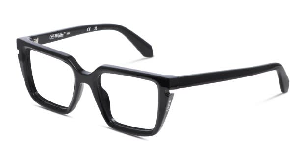 Off-White Style 52 Shiny Black Prescription Eyeglasses display picture 1
