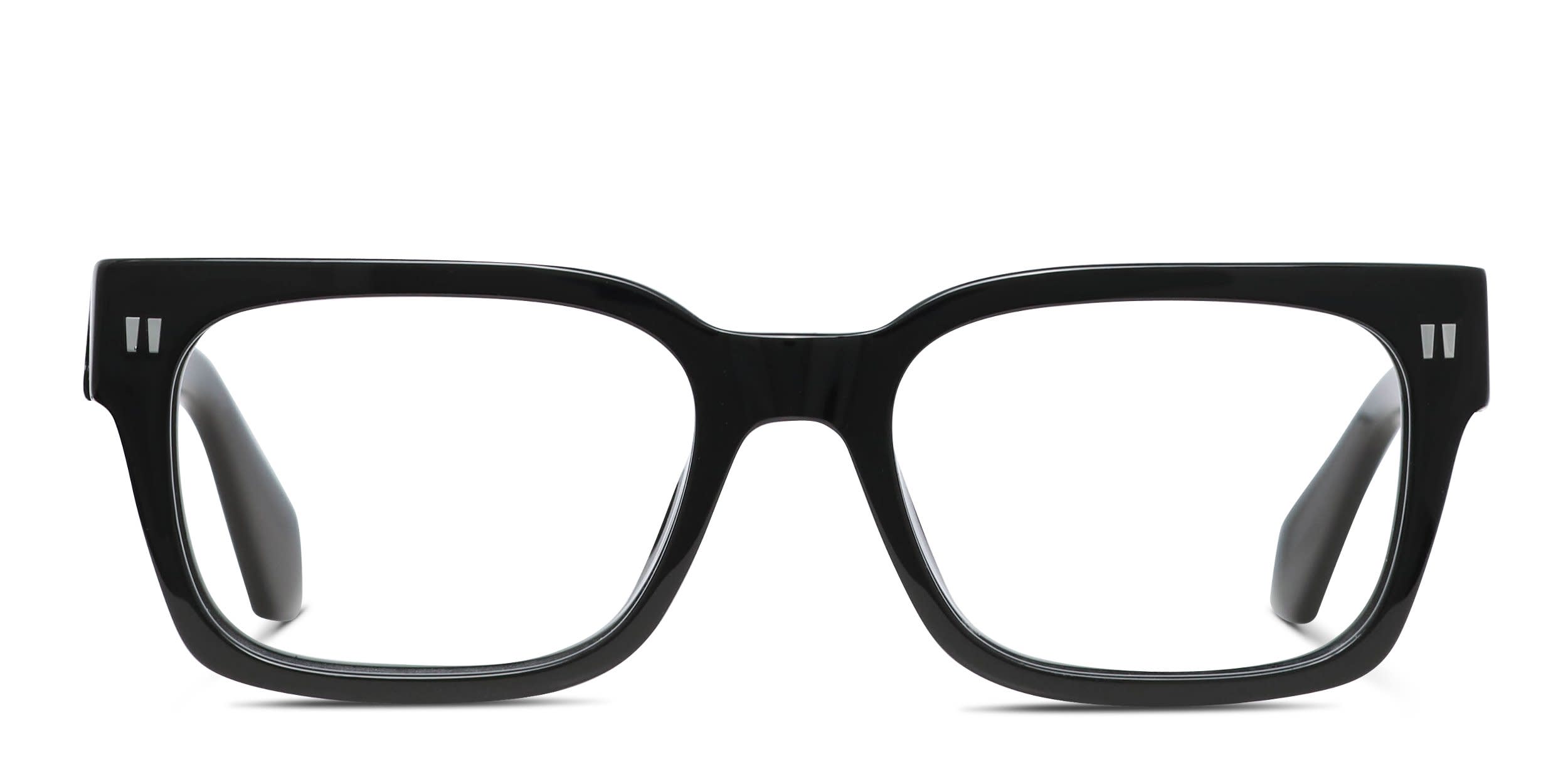 Off-White Style 53 Shiny Black Prescription Eyeglasses