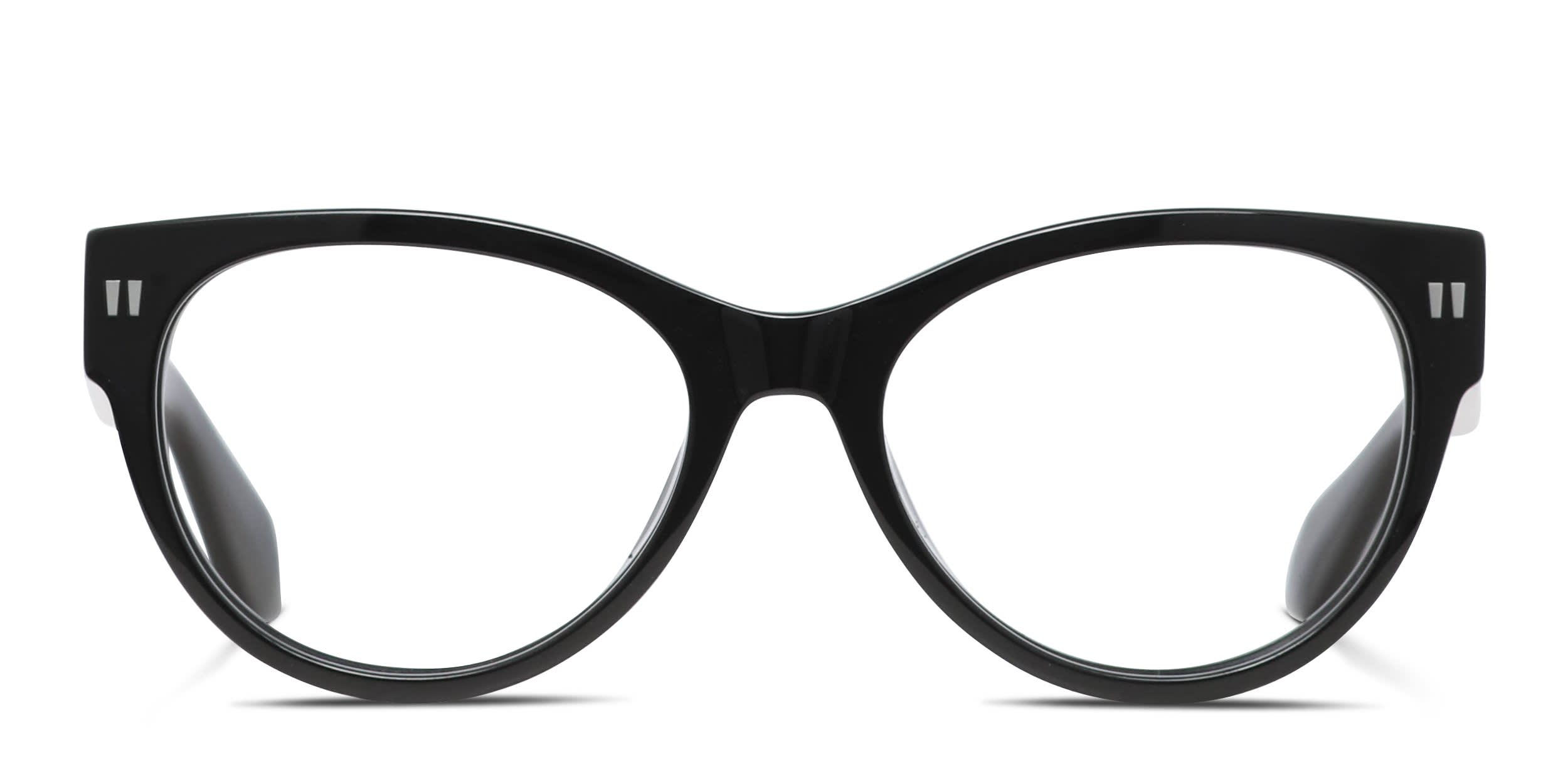 NWT Off-White Style 57 Black Round 55mm Eyeglasses Isabella Cat Eye Black Eyeglasses | GlassesShop main image 4