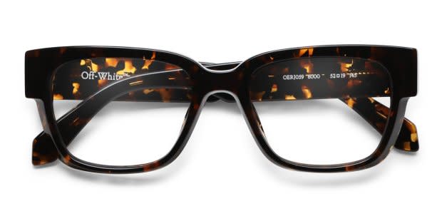Off-White Style 59 Tortoise Prescription Eyeglasses