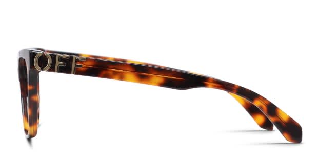 Off-White Style 67 Tortoise Prescription Eyeglasses display picture 3