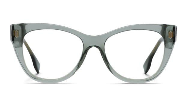 Fendi FE50086I Green, Clear Prescription Eyeglasses