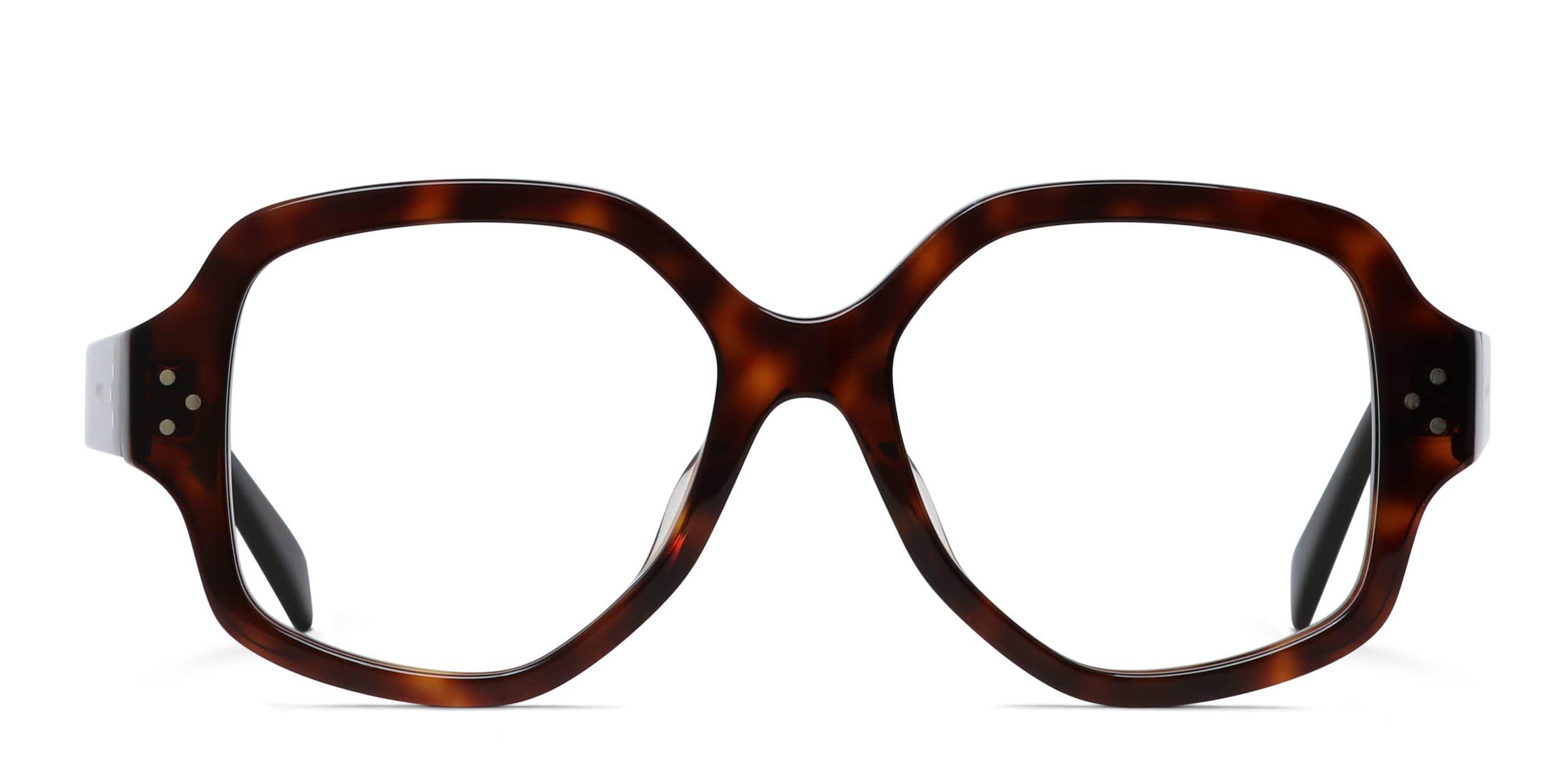 Celine CL50135I Brown, Tortoise Prescription Eyeglasses