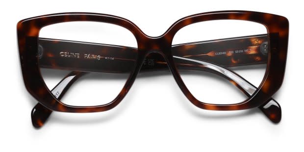 Celine CL50146I Brown, Tortoise Prescription Eyeglasses