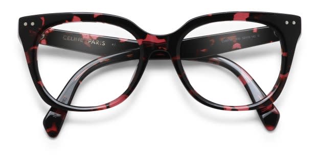 Celine CL50116I Tortoise, Purple Prescription Eyeglasses
