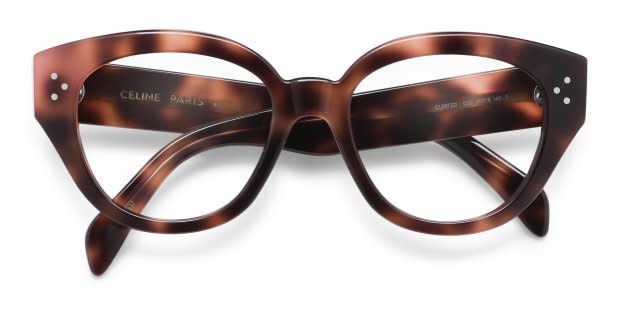 Celine CL50132I Tortoise, Brown Prescription Eyeglasses