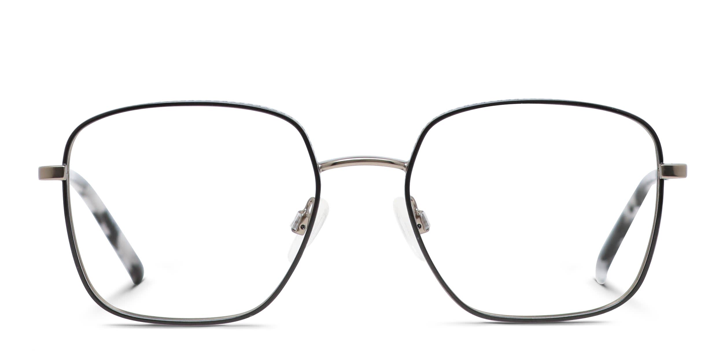 DKNY DK1024 Black, Silver glasses - Black / Silver - Frontal View