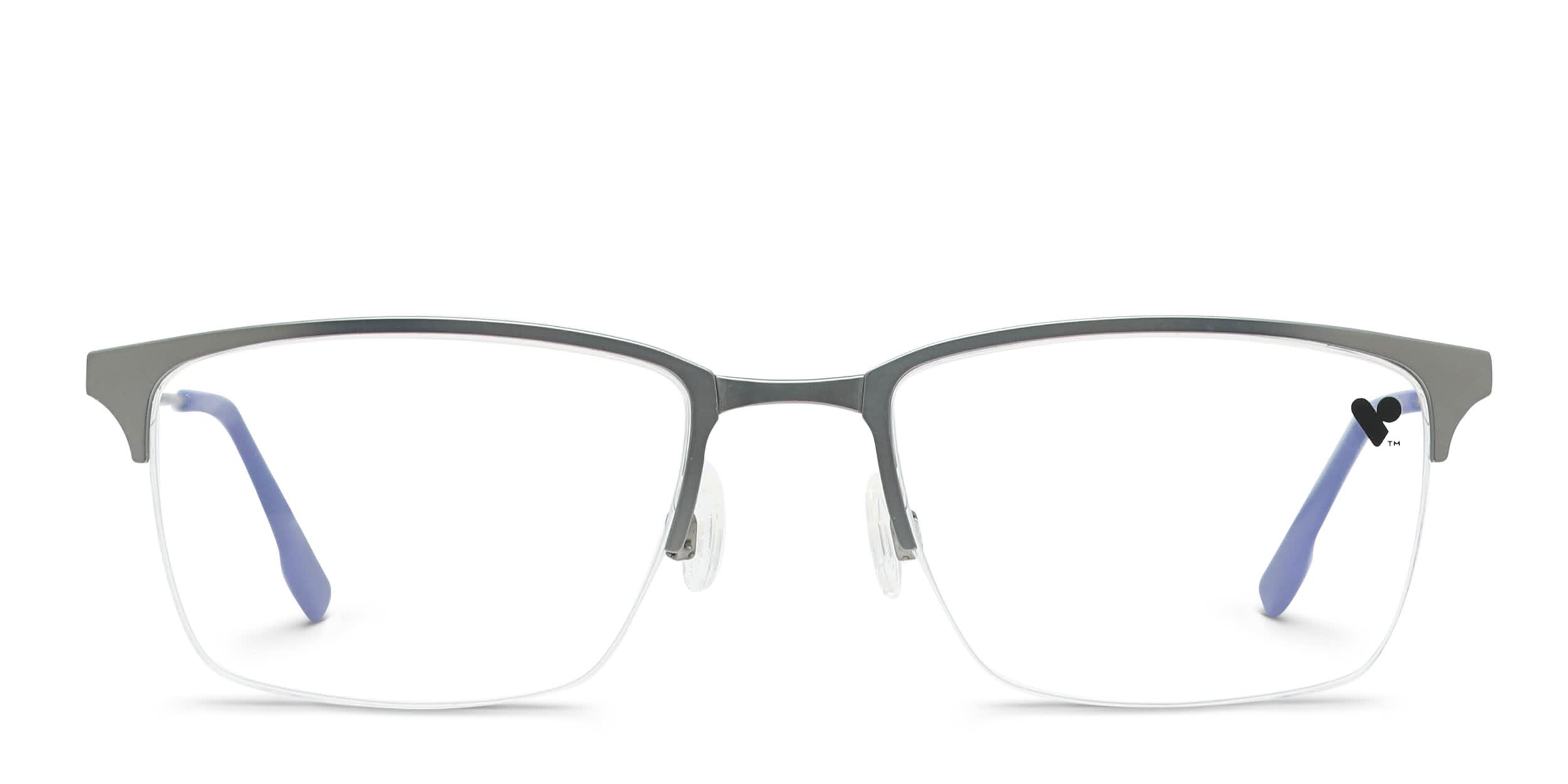 Flexon E1130 Silver glasses - Silver - Frontal View