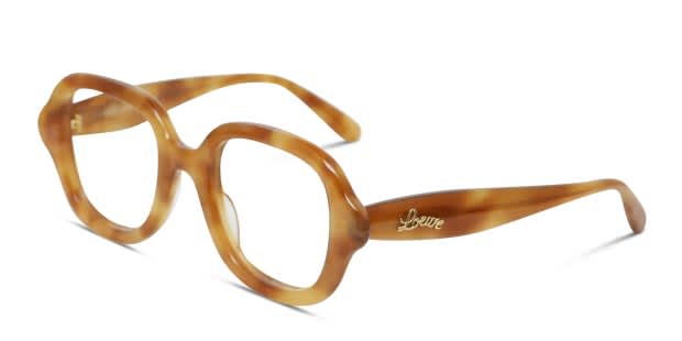 Loewe LW50075I Tortoise, Orange Prescription Eyeglasses