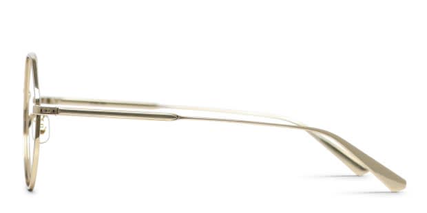 Dior GemDiorO R2U Eyeglasses CD50019U 030 Gold/Havana 55mm Dior Dior glasses GemDiorO R2U CD50019U round type main image 4