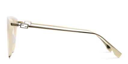Fendi FE50010I White glasses - White - Side View