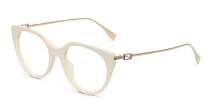 Fendi FE50010I White glasses - White - Angle View
