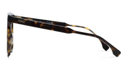 Fendi FE50058I Tortoise, Brown glasses - Tortoise / Brown - Side View