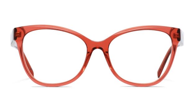 Givenchy GV50018I Orange, Clear Prescription Eyeglasses