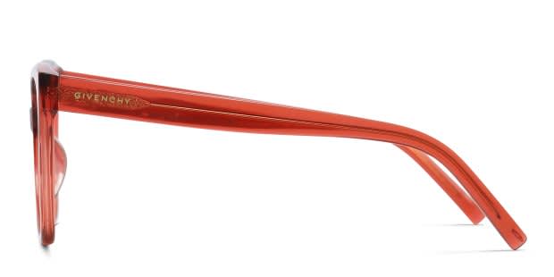 Givenchy GV50018I Orange, Clear Prescription Eyeglasses