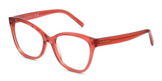 Givenchy GV50018I Orange, Clear Prescription Eyeglasses