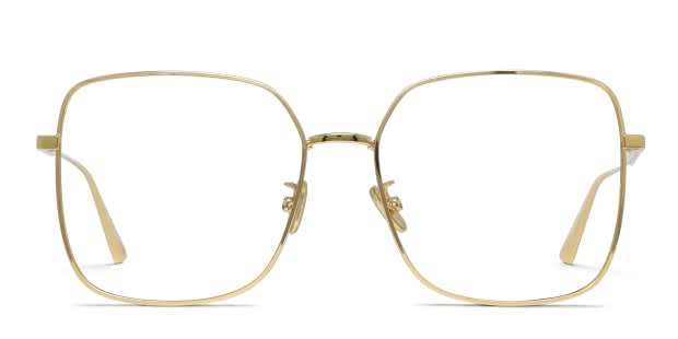DIOR oversized eyeglasses gold gemdioro r3u Dior GemDiorO R2U Gold Prescription Eyeglasses main image 4