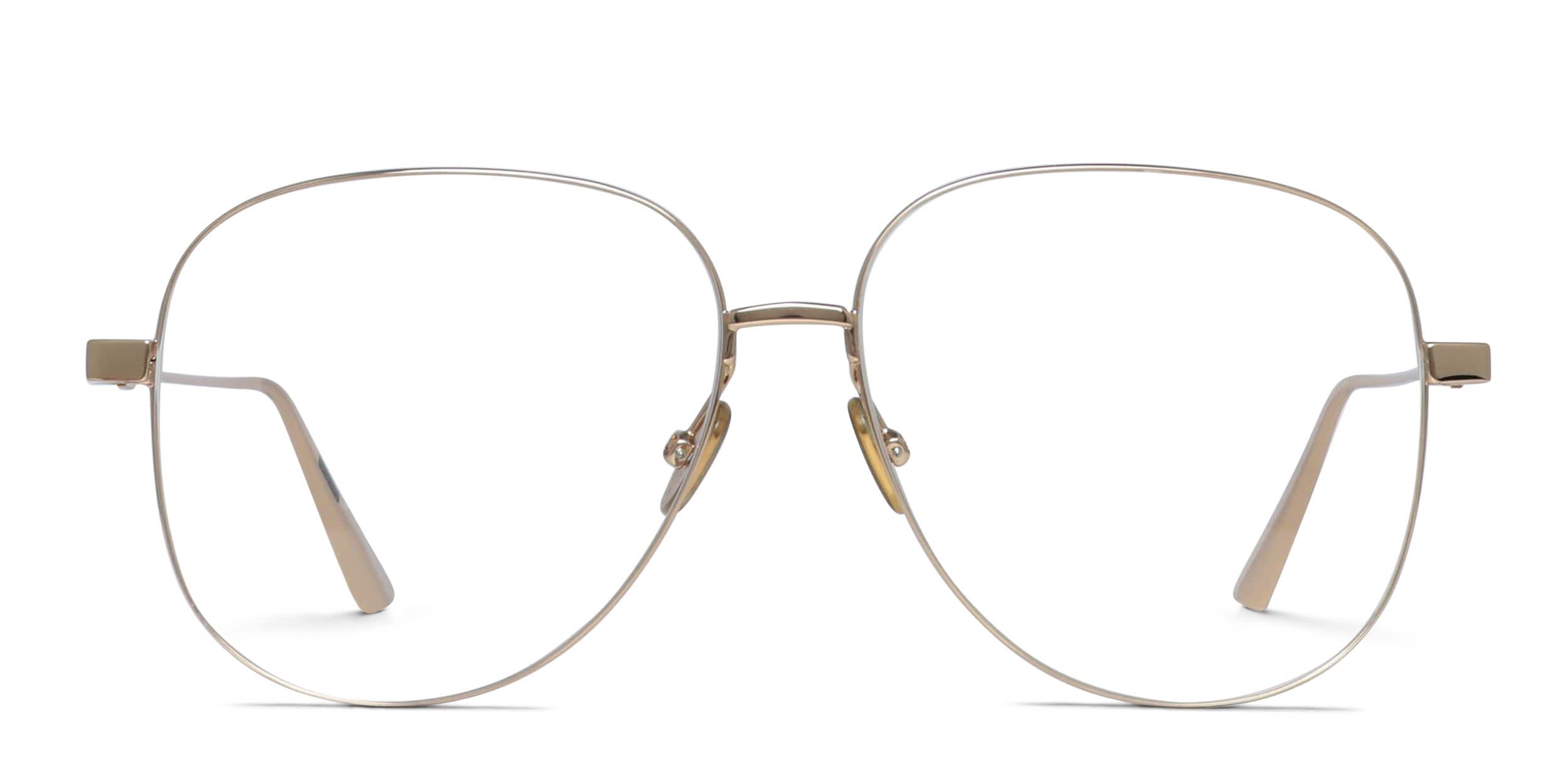 Dior UltraDiorO A1U Rose Gold glasses - Rose Gold - Frontal View