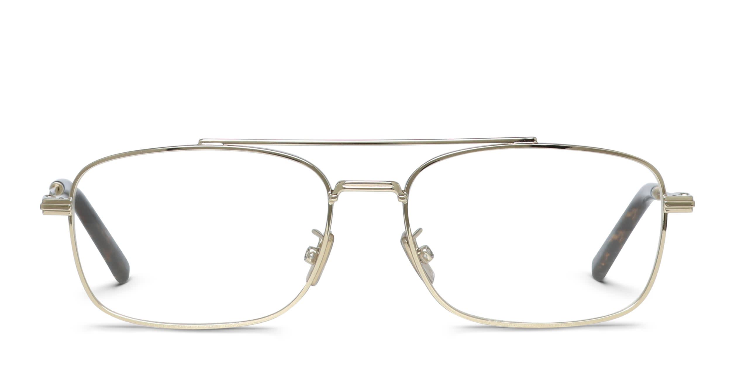 Dior BlacksuitO N2U Gold glasses - Gold - Frontal View