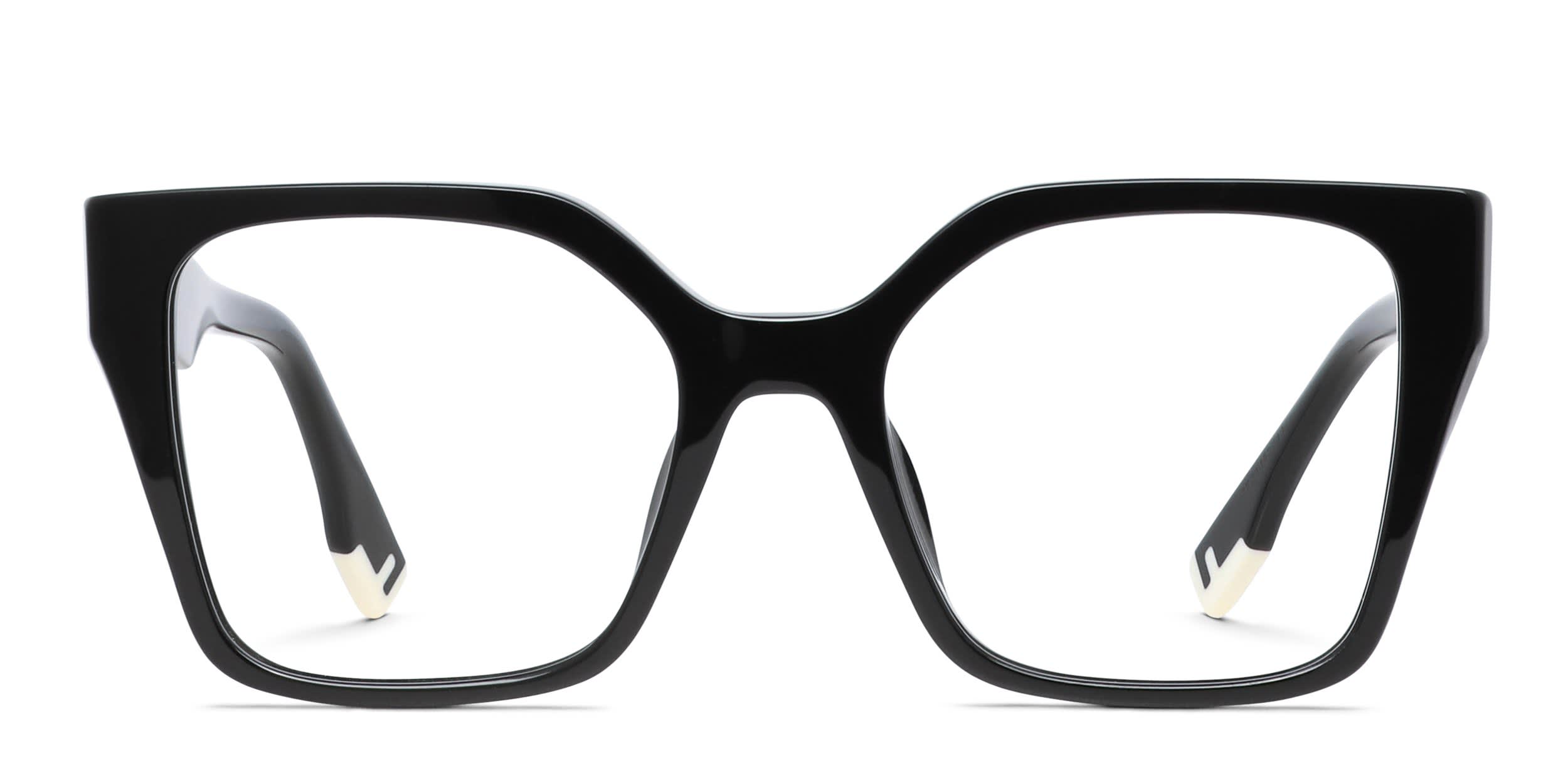 Fendi FE50002I Shiny Black Prescription Eyeglasses