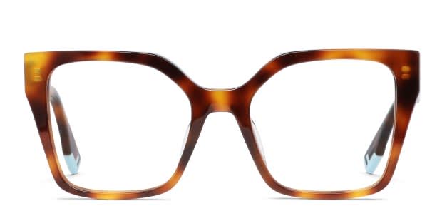 Fendi FE50002I Tortoise Prescription Eyeglasses display picture 2