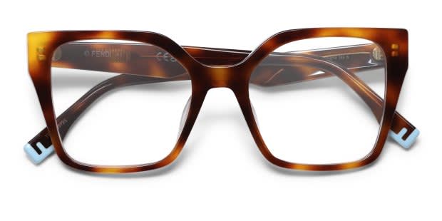 Fendi FE50002I Tortoise Prescription Eyeglasses