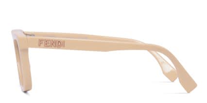 Fendi FE50057I Beige glasses - Beige - Side View