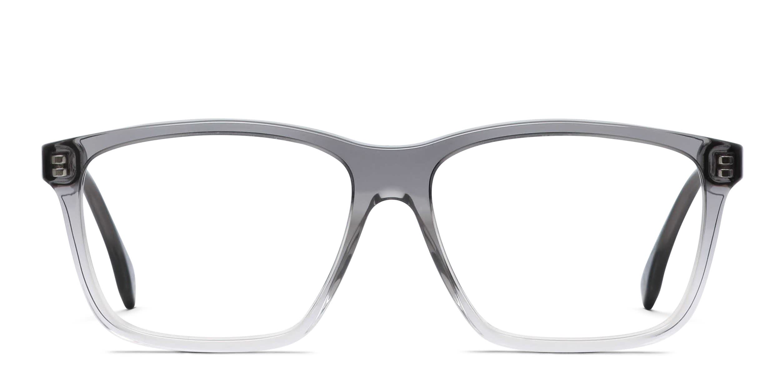 Fendi FE50081I Gray, Clear glasses - Gray / Clear - Frontal View