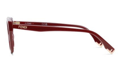 Fendi FE50120I Way Red glasses - Red - Side View