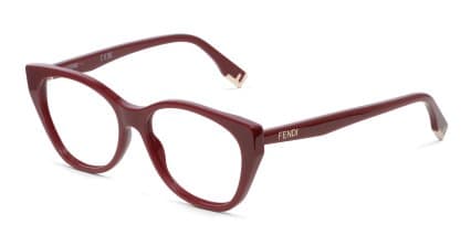 Fendi FE50120I Way Red glasses - Red - Angle View