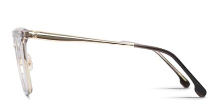 Carrera 3040 Gray, Gold glasses - Gray / Gold - Side View