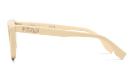 Fendi FE50075I Beige glasses - Beige - Side View