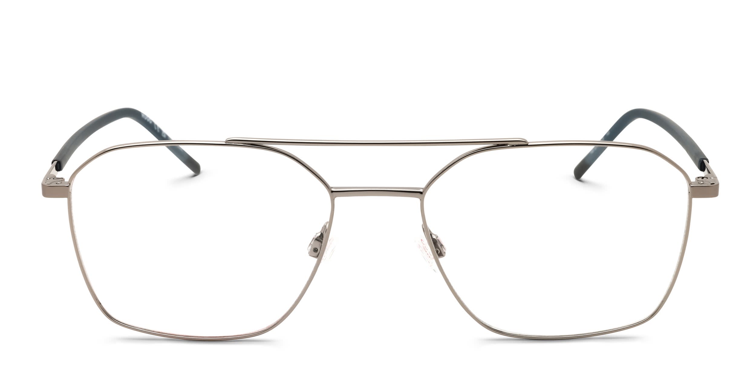 Hugo Boss HG1274 Gunmetal, Silver glasses - Gunmetal / Silver - Frontal View