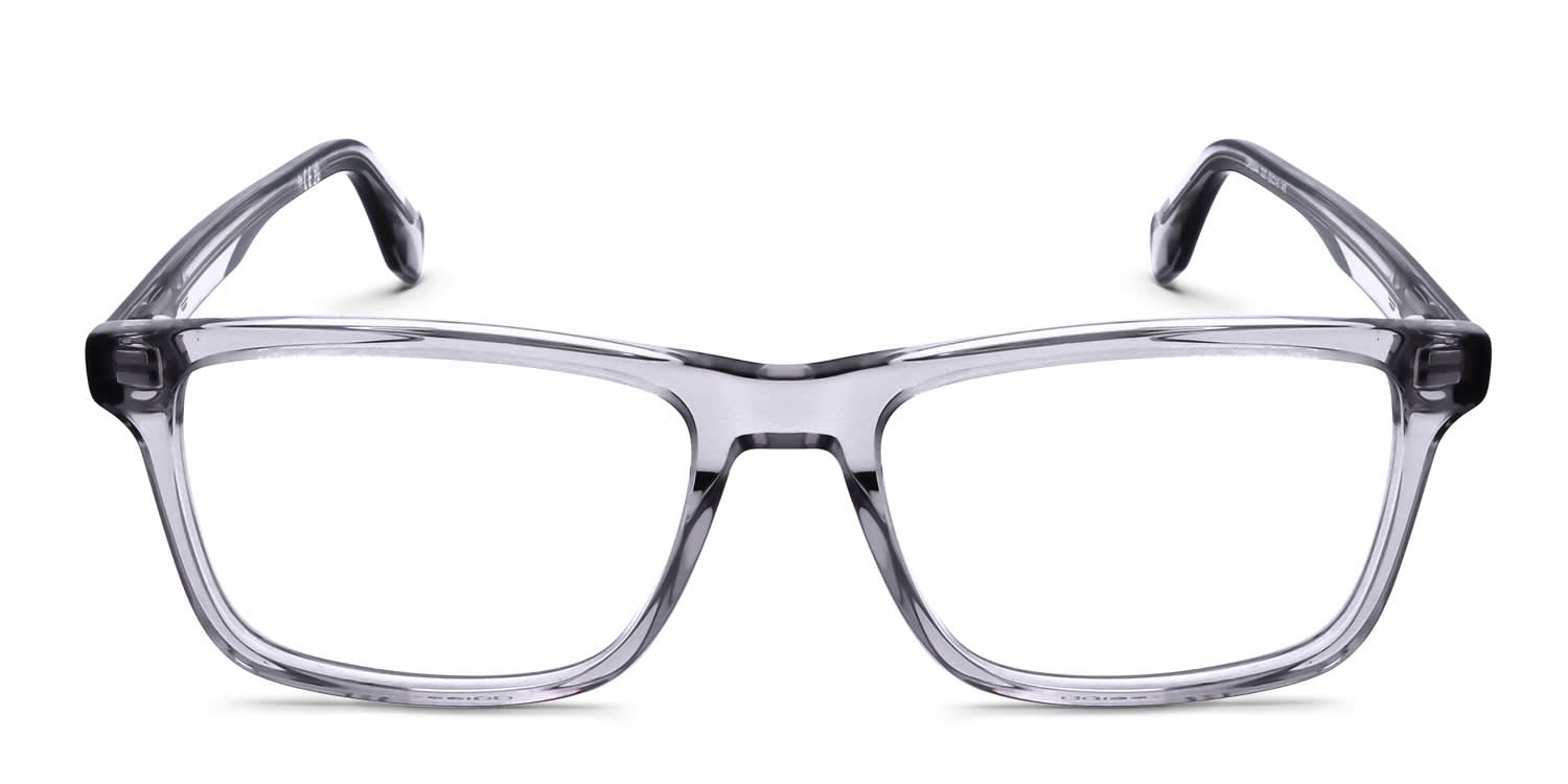 Adidas OR5044 Gray, Clear glasses - Gray / Clear - Frontal View