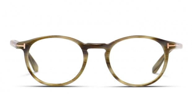 Tom Ford TF5294 Gray/Olive Prescription Eyeglasses