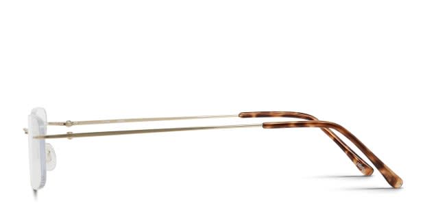 Stewart Gold Eyeglasses | Includes FREE Rx Lenses