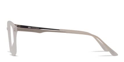 Ottoto Weston Clear, White glasses - Clear / White - Side View
