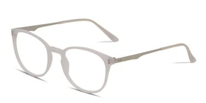 Ottoto Weston Clear, White glasses - Clear / White - Angle View