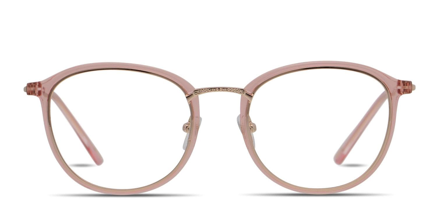 Ottoto Bellona Pink, Gold glasses - Pink / Gold - Frontal View