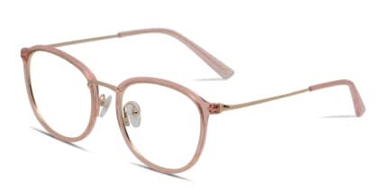 Ottoto Bellona Pink, Gold glasses - Pink / Gold - Angle View