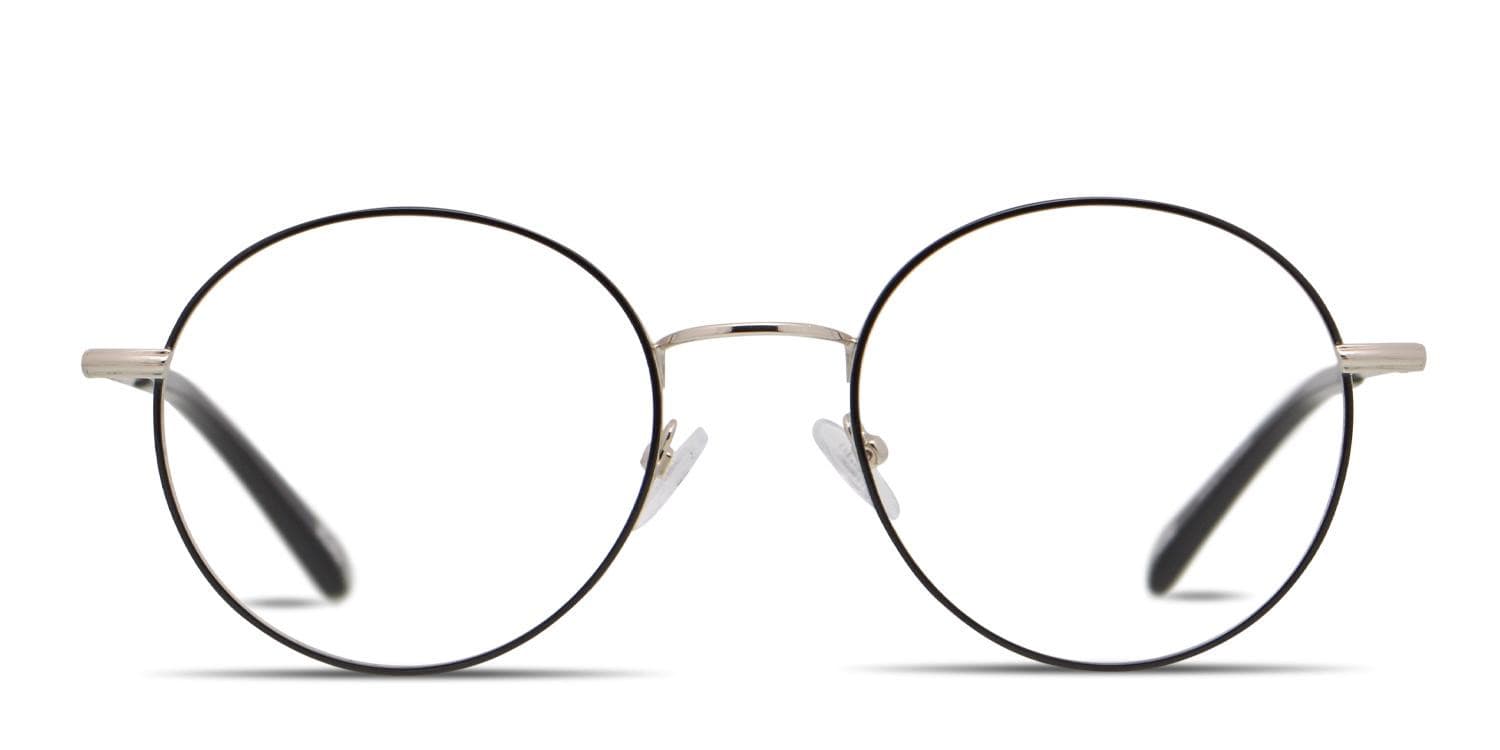 Ottoto Waterloo Black/Silver Eyeglasses | Includes FREE Rx Lenses